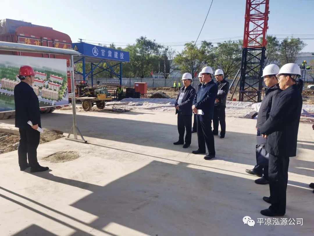 市委辦公室、市政府國(guó)資委督查泓源公司工作(圖2)